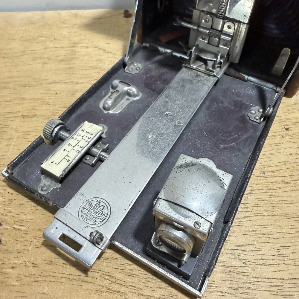 Rochester Optical Premo Sr 4x5 Folding Plate Camera Bausch & Lomb Voigtlander